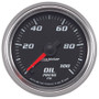 Autometer Pro-Cycle Gauge Oil Pressure 2 1/16in 100psi Digital Stepper Motor Black