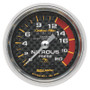 Autometer Carbon Fiber 52mm 1600 PSI Mechanical Nitrous Pressure Gauge