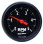 Autometer Z-Series 52mm 140-300 Degrees F Electric Oil Temp Gauge