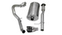 Corsa 2007-2009 Chevrolet Avalanche 6.0L V8 3in Cat-Back Single Side w Twin 4in Black Pro-SeriesTips