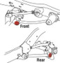 SPC Performance Front/Rear Lower Control Arm xAxis Joint Jeep 07-14 Wrangler / 93-98 Grand Cherokee