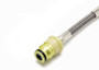 McLeod Steel Braided Qwik Disconnect Line 18in - Male To An4