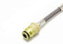 McLeod Steel Braided Qwik Disconnect Line 18in - Male To An4