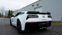 Corsa 2017-2019 Corvette Z06 2.75in Axle Back Exhaust Polished Dual Rear Exit Quad 4.5in Tip (Sport)