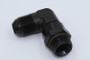Fragola -8AN x 9/16 - 18 (6) 90 Degree Swivel - Black