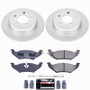 Power Stop 97-99 Chrysler Town & Country Rear Z23 Coated Brake Kit