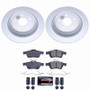 Power Stop 16-18 Ford Focus Rear Z23 Coated Brake Kit