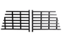 Gen-Y 20+ GMC GM 2500/3500 Defender 2 Outer Louver Panel for Headache Rack - Black