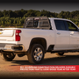 Gen-Y 20+ GMC GM 2500/3500 Defender 2 Outer Louver Panel for Headache Rack - Black