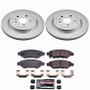 Power Stop 08-14 Cadillac CTS Rear Z23 Coated Brake Kit