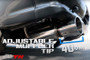 GReddy Titanium Trust PE-TR Tip L 110MM x 115MM - Titanium Burnt Finish