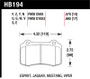 Hawk 04-11 Chry 300C/06-14 Jeep Grand Cherokee SRT-8 /10-14 Chevy Camaro SS Race DTC-30 Brake Pads