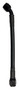 Fragola -10AN Ext Black PTFE Hose Assembly Straight x 45 Degree 60in