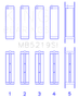 King 91-92 281CI 4.6L V8 Romeo with Cast Iron Block SOHC 16 Valves (Size +0.5) Main Bearing Set