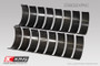 King Engine Bearings Chrysler 345/ 370 16V (Size 0.25) pMaxBlack Coated Connecting Rod Bearing Set