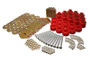Energy Suspension Body Mount Set 1in Lift W/Hardware - Red
