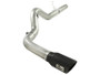 aFe MACH Force XP 5in DPF-Back 409SS Exhaust Dodge Diesel Trucks 07.5-12 L6-6.7L (td) Black Tip