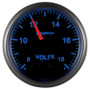 Autometer Elite 52.4mm Peak & Warn w/ Electronic Control 8-18 Volt Voltmeter