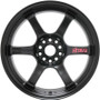 Gram Lights 57DR 18x9.5 +12 5x114.3 Semi Gloss Black Wheel