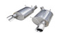 Corsa 2011-2012 Ford Mustang Shelby GT500 5.4L V8 Polished Sport Axle-Back Exhaust