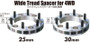 Project Kics 30mm Thick 12x1.25 5x139.7 4WD Wide Tread Spacers