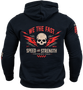 Speed and Strength We the Fast Hoody Black - Large