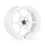 Enkei PF06 19x8.5 5x114.3 32mm Offset 75mm Bore White Wheel w/ Machined Lip (MOQ 40)