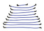 Ford Racing 9mm Spark Plug Wire Sets - Blue