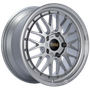 BBS LM 19x8.5 5x112 ET32 Diamond Silver Center Diamond Cut Lip Wheel - 82mm PFS Required