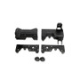 Ridetech 2015+ Ford F150 4-Link Frame Rail Bracket Kit (With Notch)