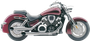 Blvd Slashcut Slip On Chrome Hon Vtx1800r/s/n/f/t 02-08