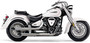 Blvd Slashcut Slip On Chrome Yam Roadstar 1600/700 99-14