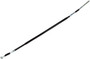 Black Vinyl Foot Brake Cable