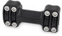 Reaper 1-1/2" Risers 1" Bar One Piece - Texture Black