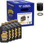 V-twin Engine Oil Chg Kit M8 Synthetic