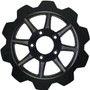 High Carbon Steel Phoenix Rear Rotor Black 11.8"