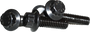 12 Point Front Rotor Bolts Black  5/16-18x1