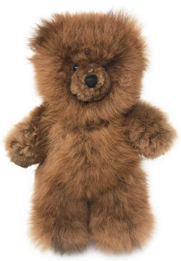 alpaca fur teddy bear