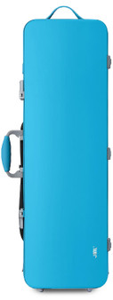 JML Peacock-Blue hard violin Oblong case with ergonomic handles and reinforced latches – stylish and durable protection