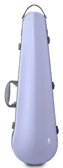 JML Hyacinth-Mauve contoured violin shaped case with ergonomic handles and reinforced latches – lightweight and durable protection