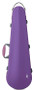 JML Night-Purple contoured violin shaped case with ergonomic handles and reinforced latches – lightweight and durable protection