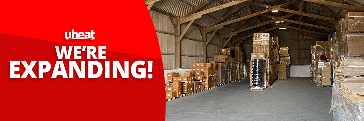 Uheat  - A Brand New Warehouse and Exciting New Products!
