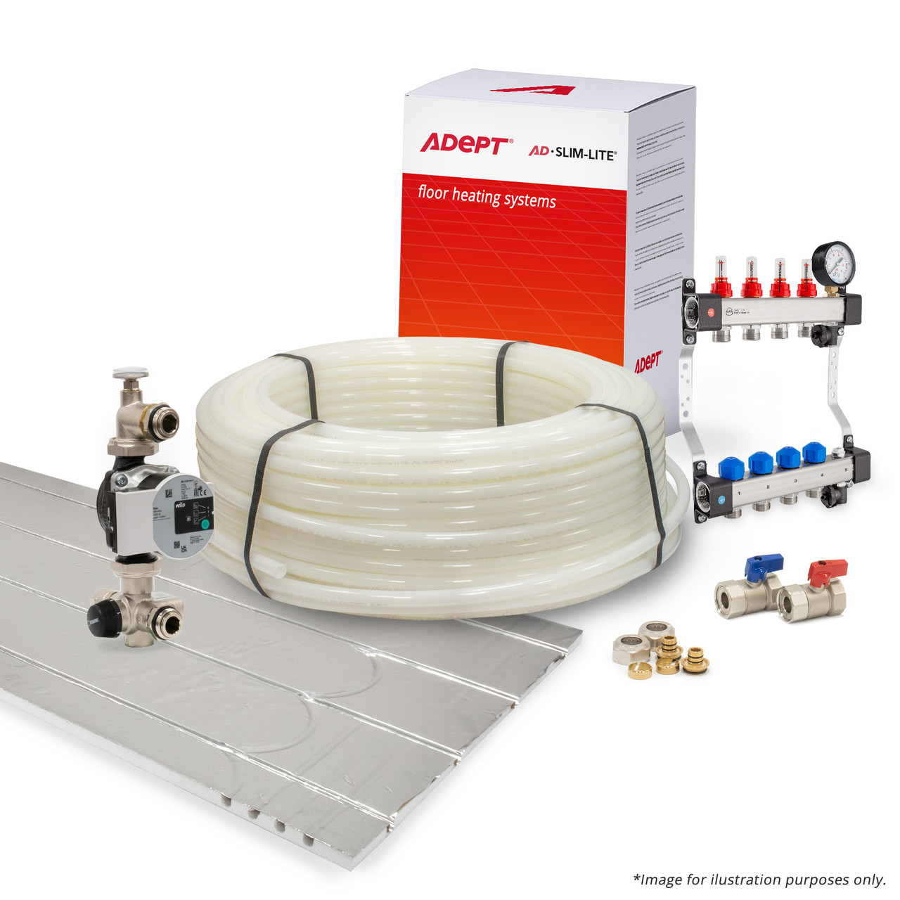 Adept AD-SLIM-LITE - Water Underfloor Heating System
