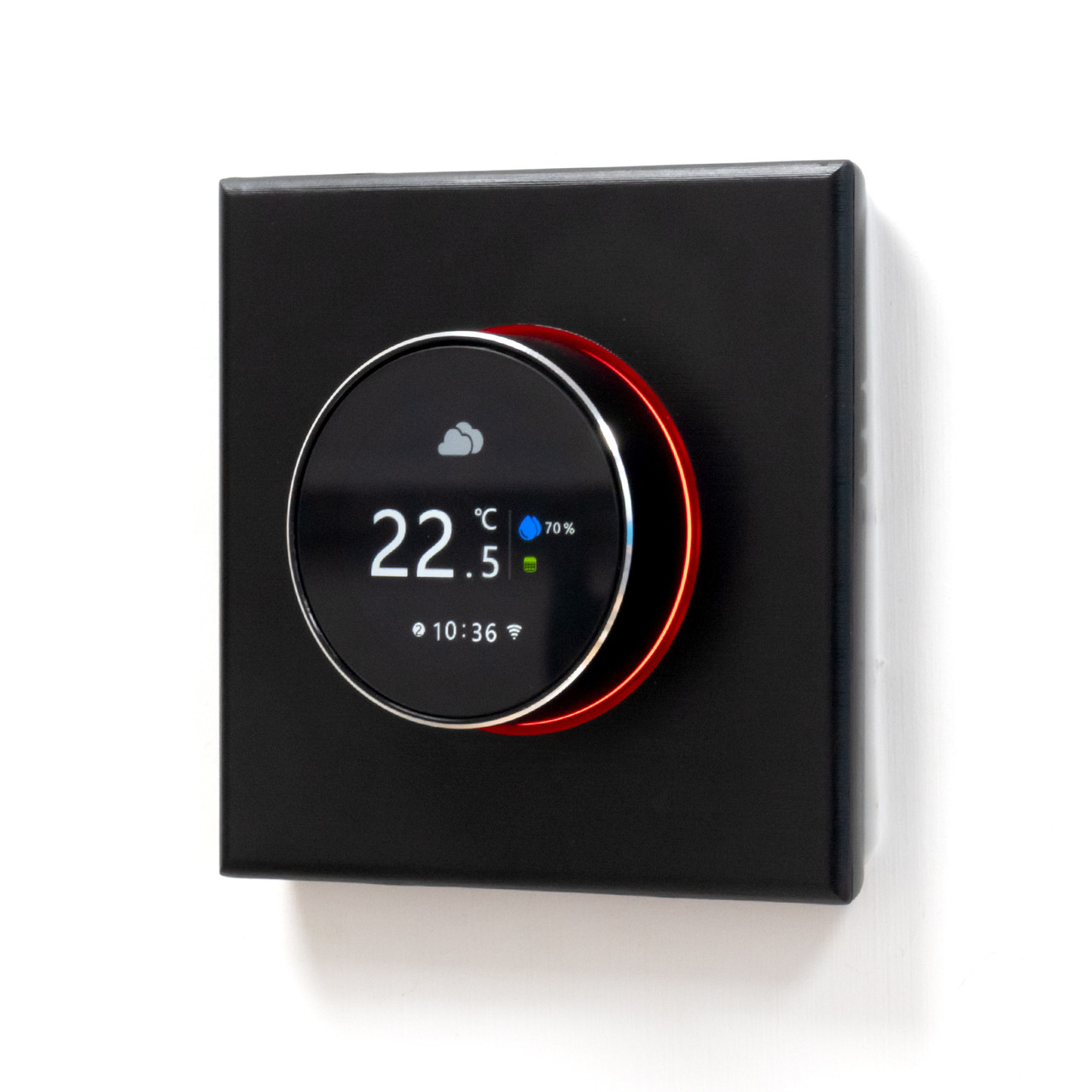 Adept Smart Dial WiFi Thermostat Black