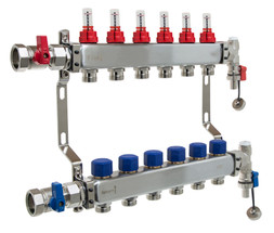 Stainless Steel Manifolds c/w Ball Valves & End Sets