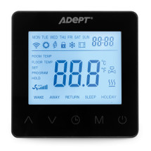 Adept T5100 Programmable Thermostat - Black Adept T5100 Programmable Thermostat - Black