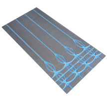 1200x600x20mm XPS Grooved Insulation with Cement face for 16mm Pipe, 150mm spacing