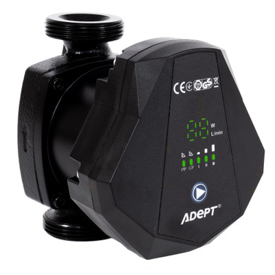 Adept Smart A-Rated Adjustable Speed Circulation Pump - 230V - SPE25-6-130