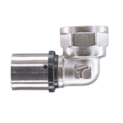 20mm x 1/2" MLCP Brass Press Elbow Fitting with 1/2" Female Adaptor 20mm x 1/2" MLCP Brass Press Elbow Fitting with 1/2" Female Adaptor