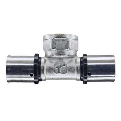 20x20x3/4" MLCP Brass Press Tee with 3/4" Female Adaptor